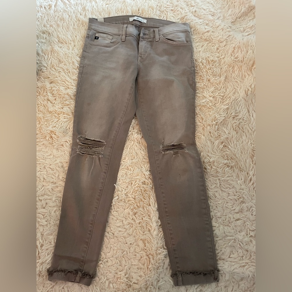 Brown/ Tan Kancans Size 25.
